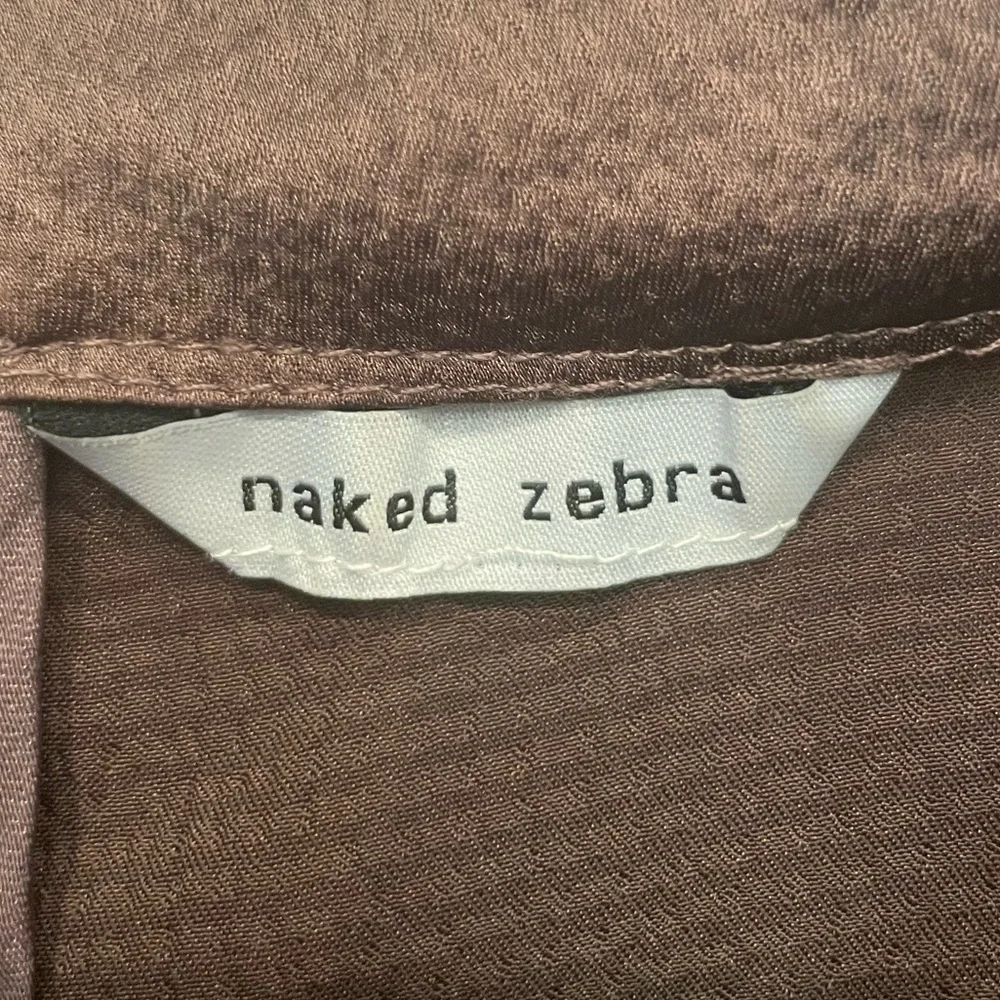 Sexy Naked Zebra Brown Cocktail Sleeveless Dress - Picture 6 of 8